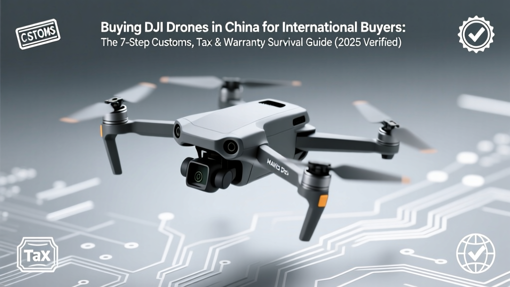 Buying DJI Drones in China for International Buyers: The 7-Step Customs, Tax & Warranty Survival Guide (2025 Verified)