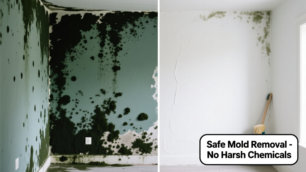 How to Remove Mold from a Painted Wall Safely