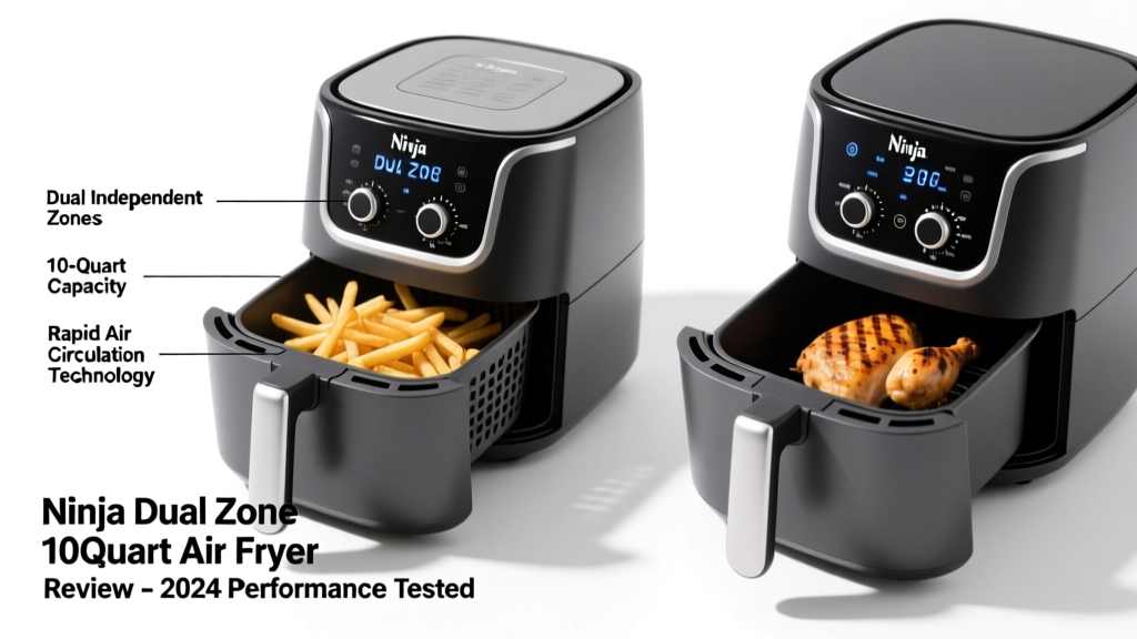 Ninja Dual Zone 10-Quart Air Fryer Review & Uses