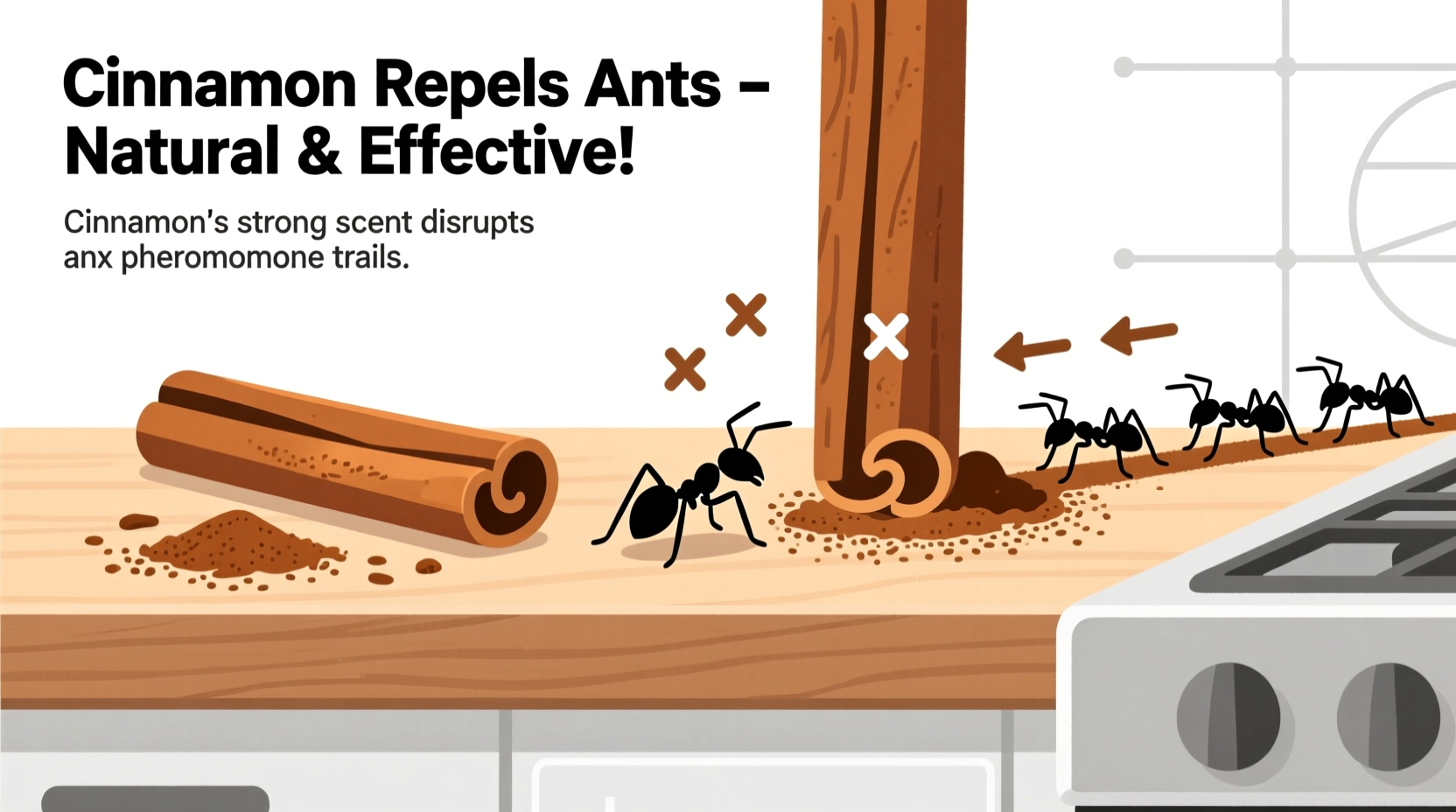 Ameisenabwehr mit Zimt in der Praxis