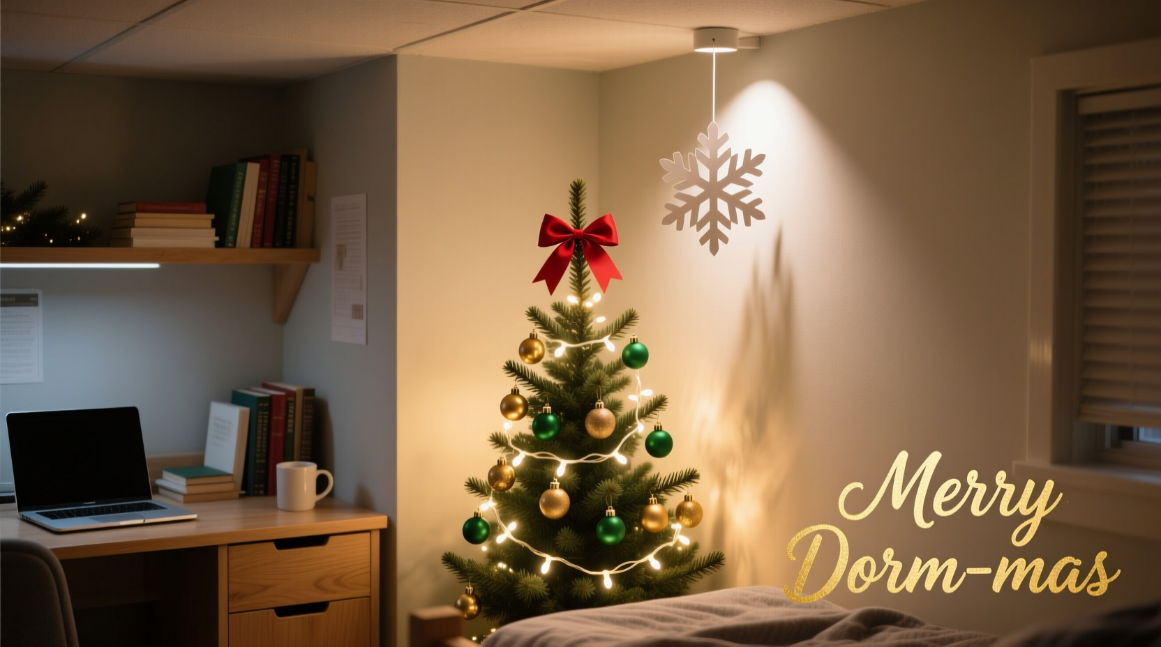 how to build a mini indoor christmas light display for dorm rooms