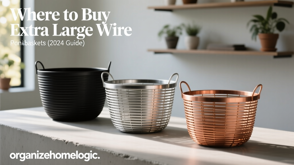 Where to Buy Extra Large Wire Baskets (2024 Guide)