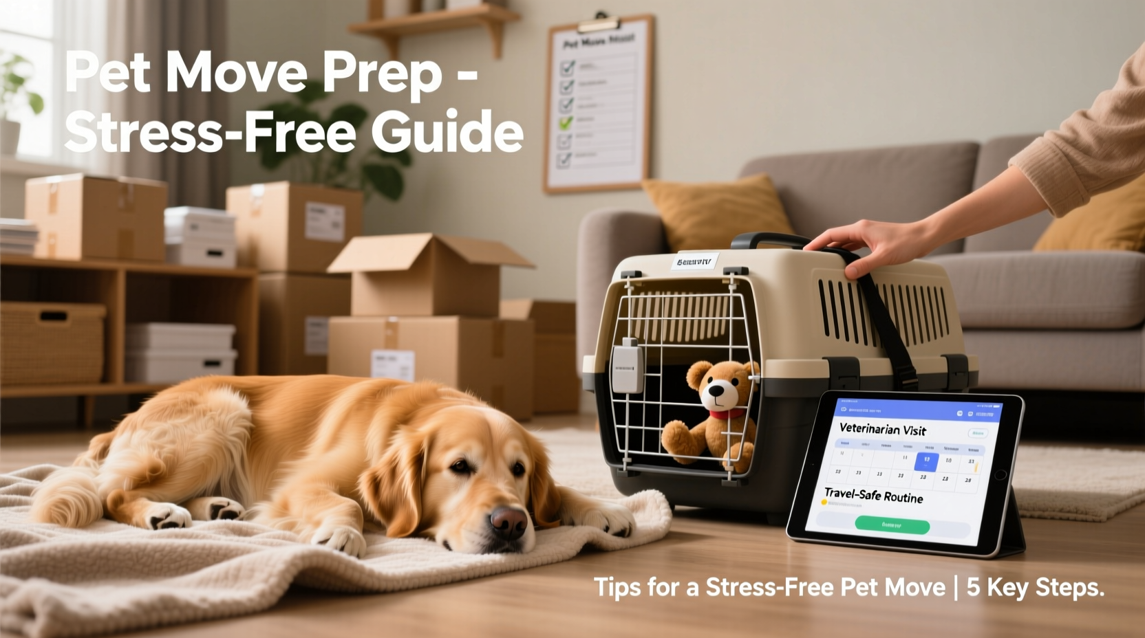 how to prepare your pet for a long distance move stress free tips