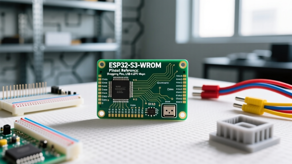 ESP32-S3-WROOM Pinout Reference: Strapping Pins, USB & GPIO Maps