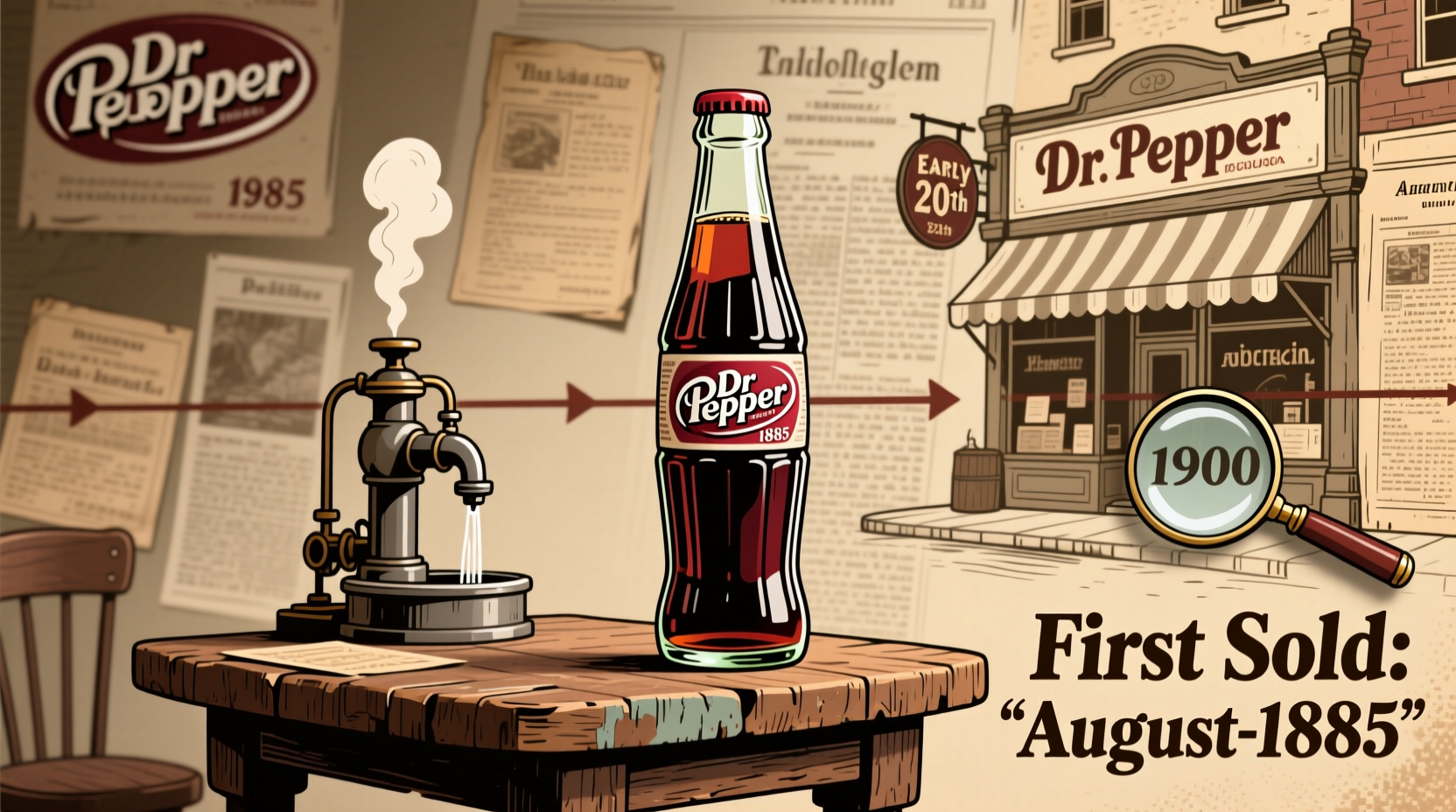 Dr Pepper Started in 1885: America's Oldest Soft Drink