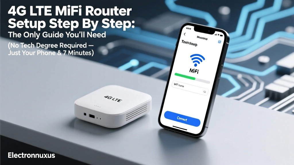 4G LTE MiFi Router Setup Step By Step: The Only Guide You’ll Need (No Tech Degree Required — Just Your Phone & 7 Minutes)
