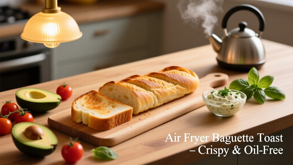 Air Fryer Baguette Toast: Crispy, Golden & Oil-Free