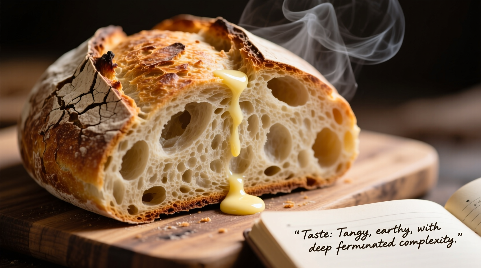 what does sourdough bread taste like