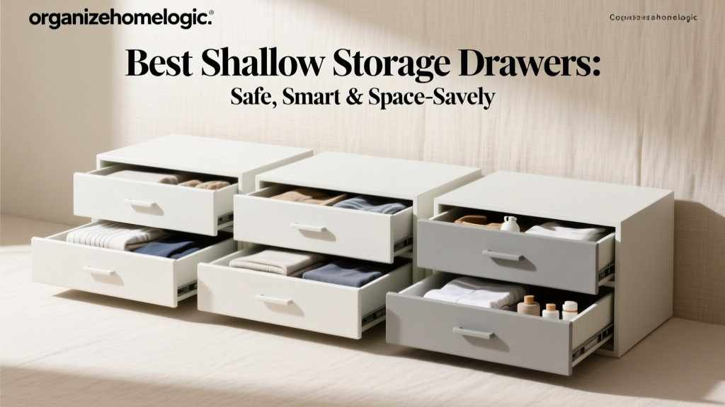 Best Shallow Storage Drawers: Safe, Smart & Space-Savvy