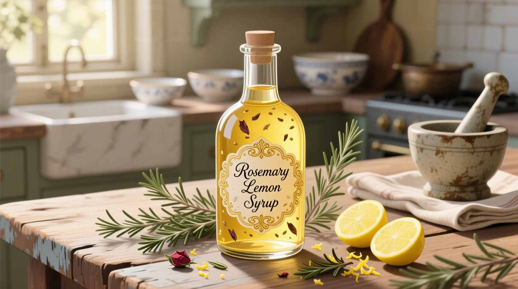rosemary lemon syrup