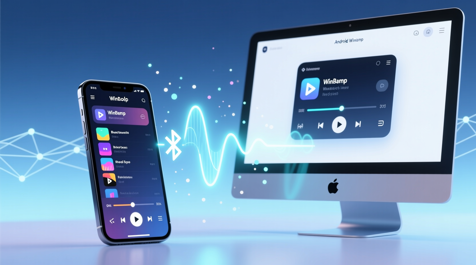 winamp for android updates now syncs with macs wireles