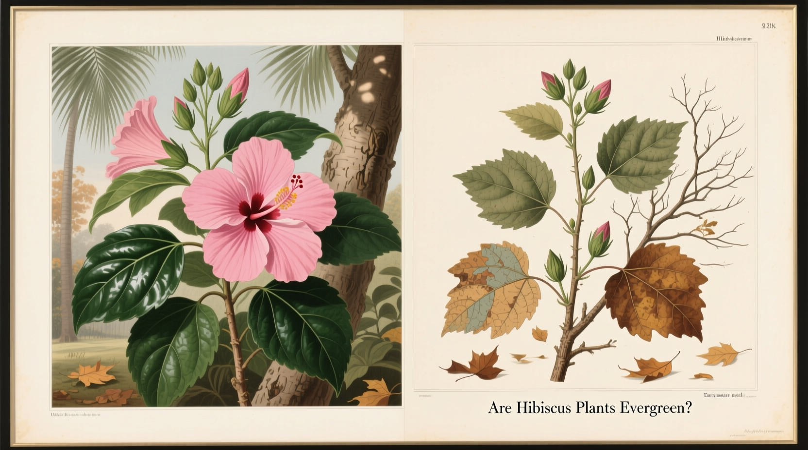 are hibiscus plants evergreen