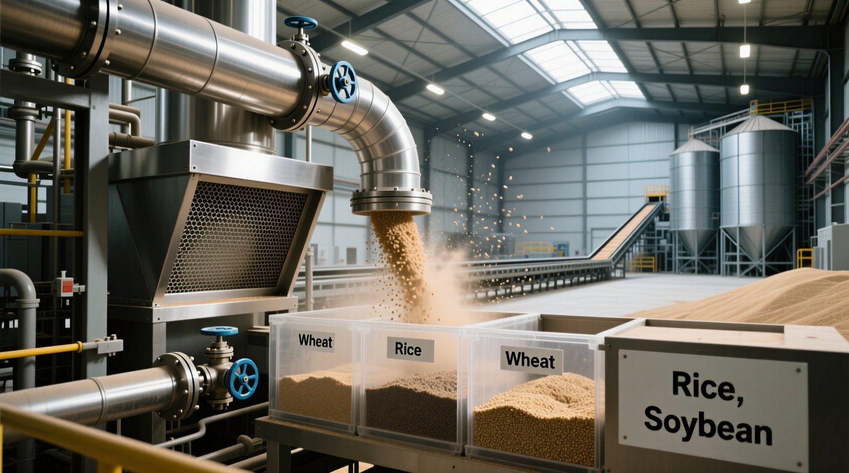 Seed dust collection system in agricultural facility