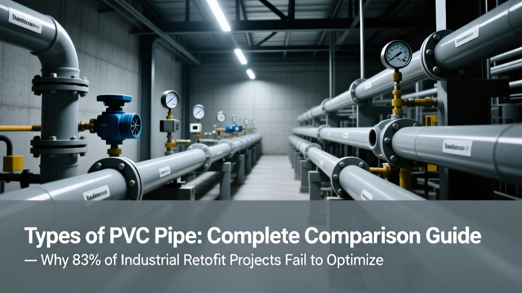 PVC Pipe Types: Fix Industrial Retrofit Energy Failures