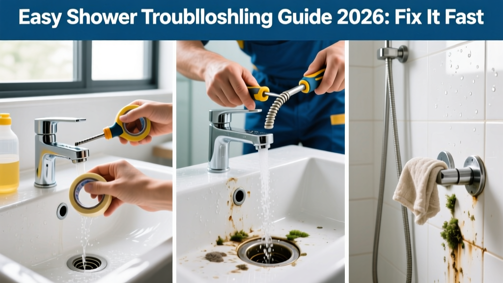 Easy Shower Troubleshooting Guide 2026: Fix It Fast