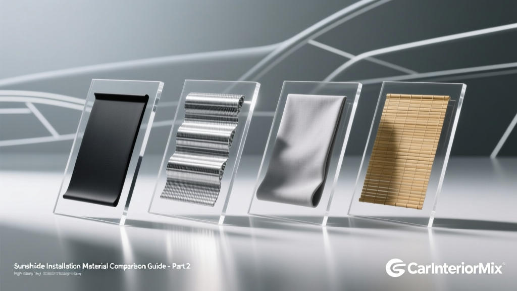 Sunshade Installation Materials Comparison (2026)