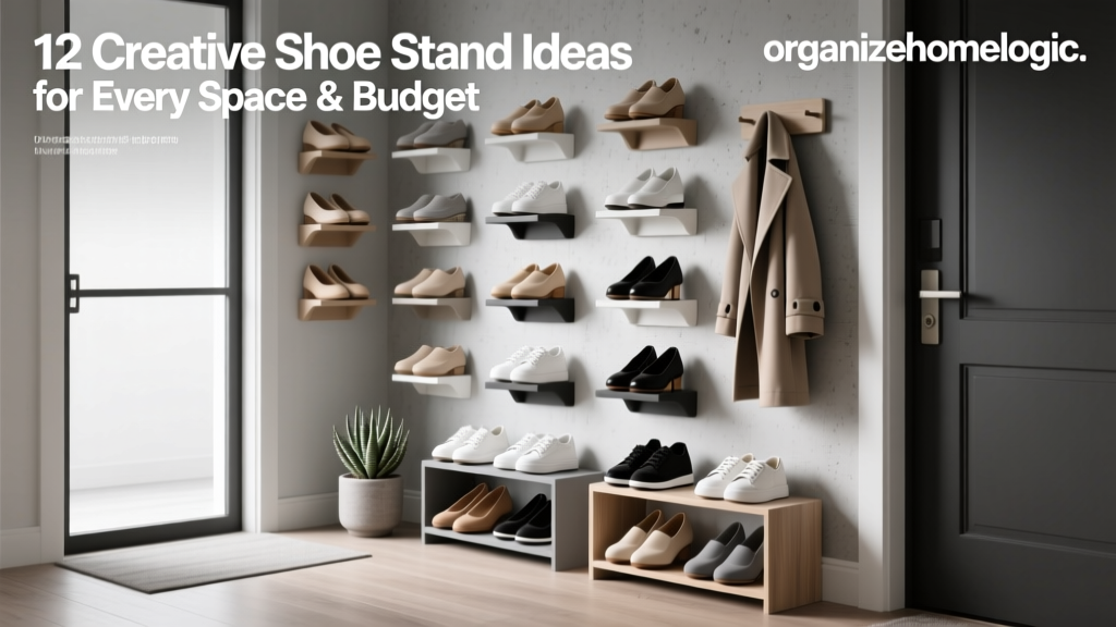 12 Creative Shoe Stand Ideas for Every Space & Budget
