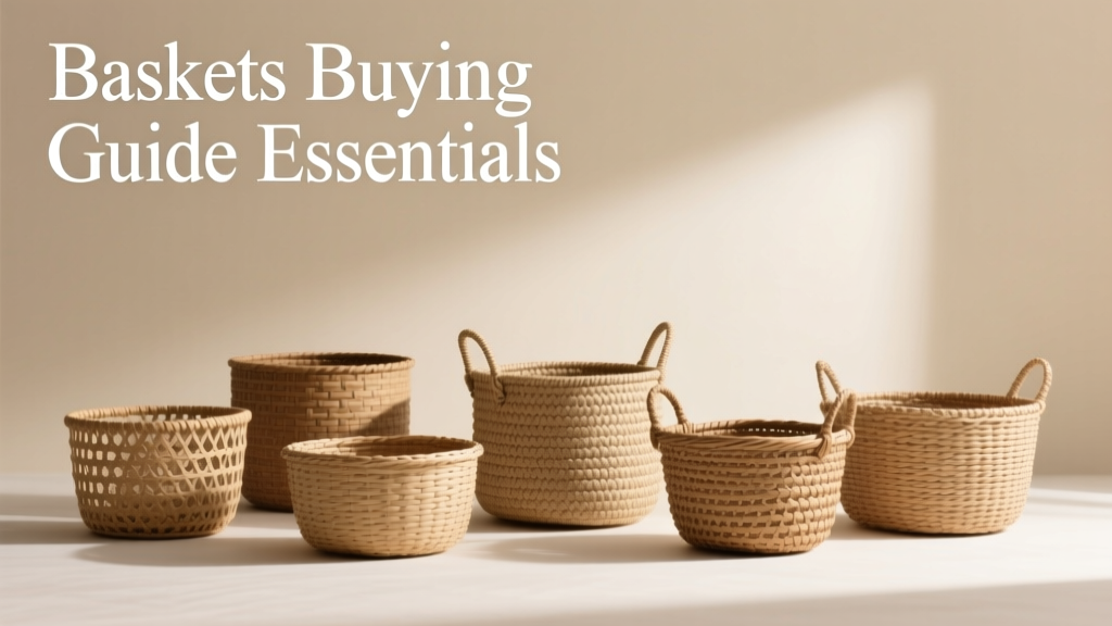 Baskets Buying Guide: Practical Essentials for Home, Office, and Lifestyle Use