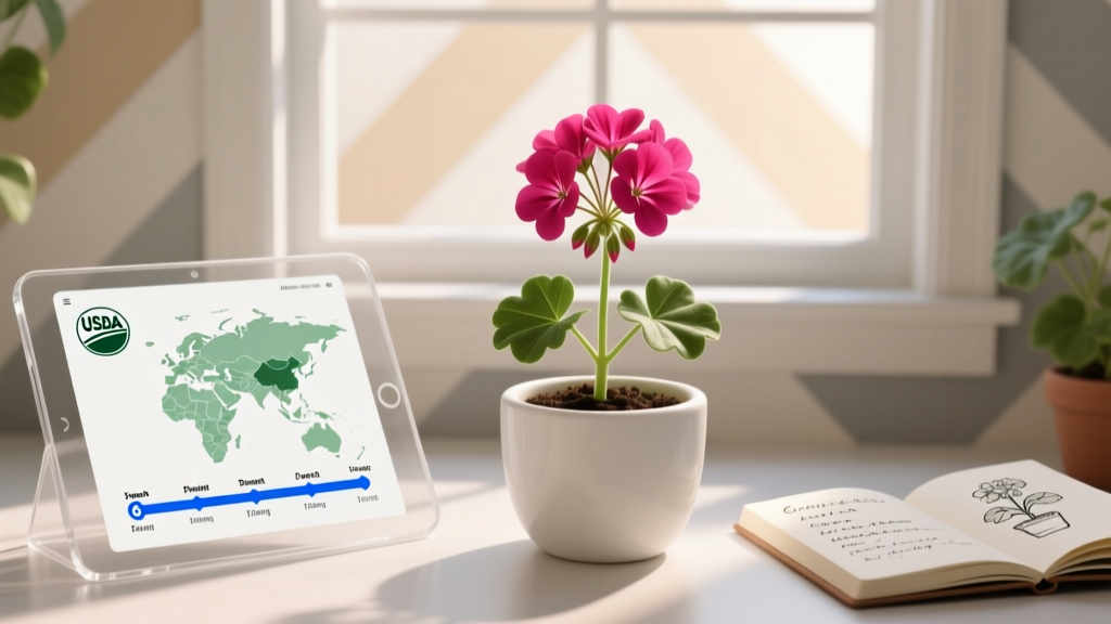 Geranium Seed Planting Window: Zone-Adjusted Timing