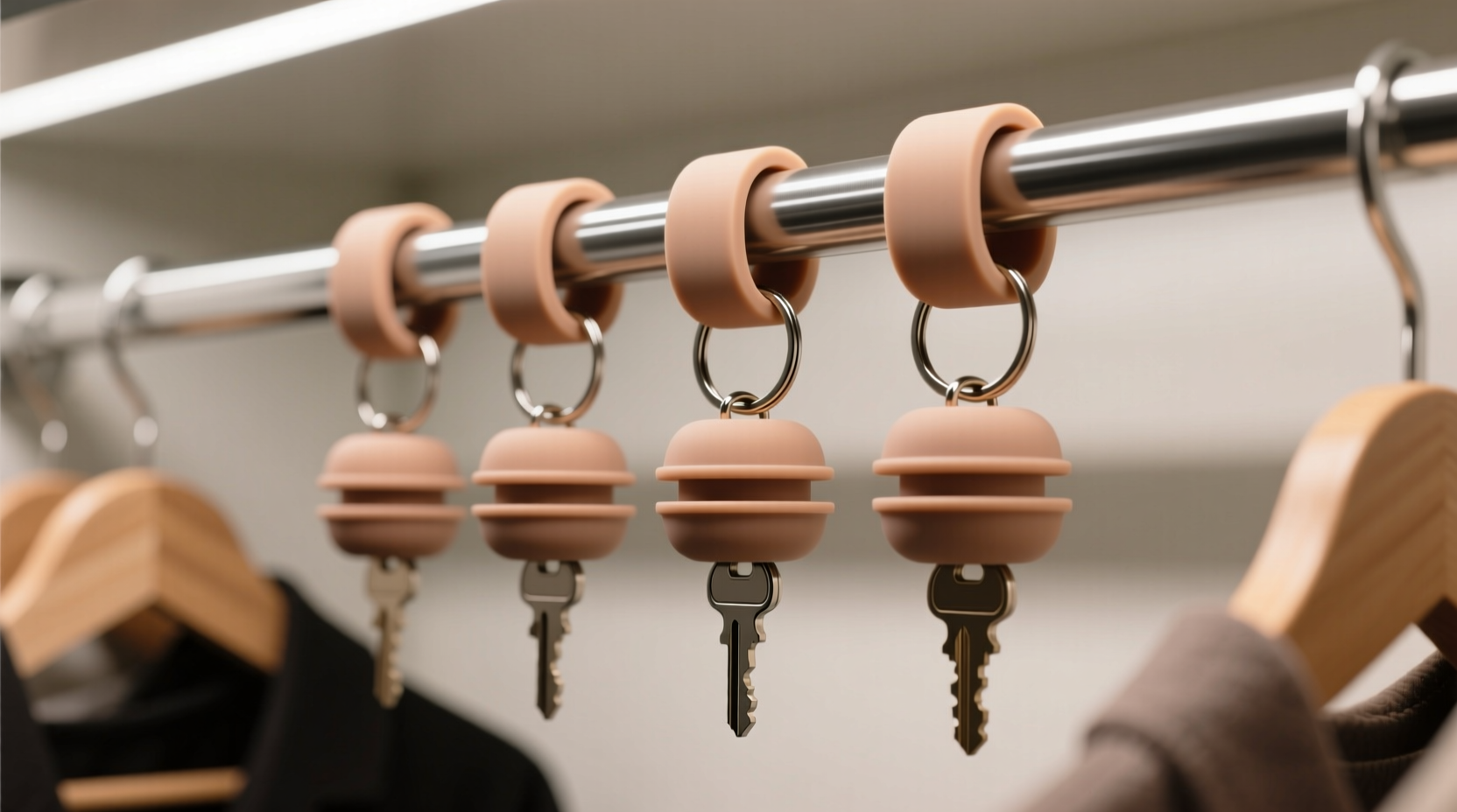 anime keychain storage without scratches or noise