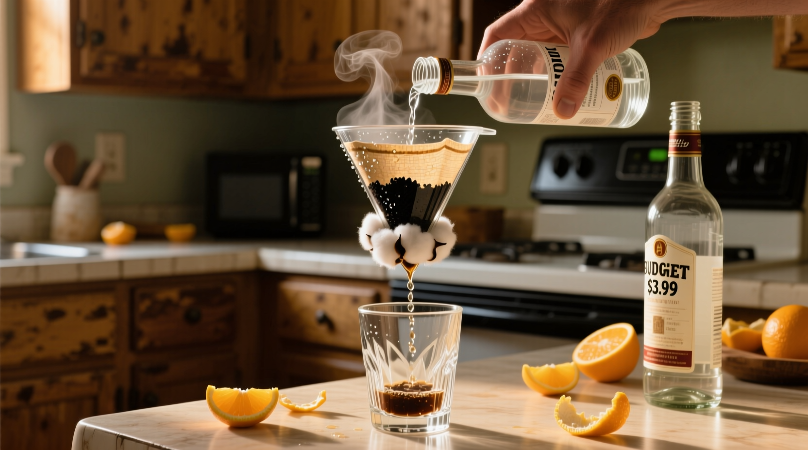 can you make cheap vodka taste better by filtering it