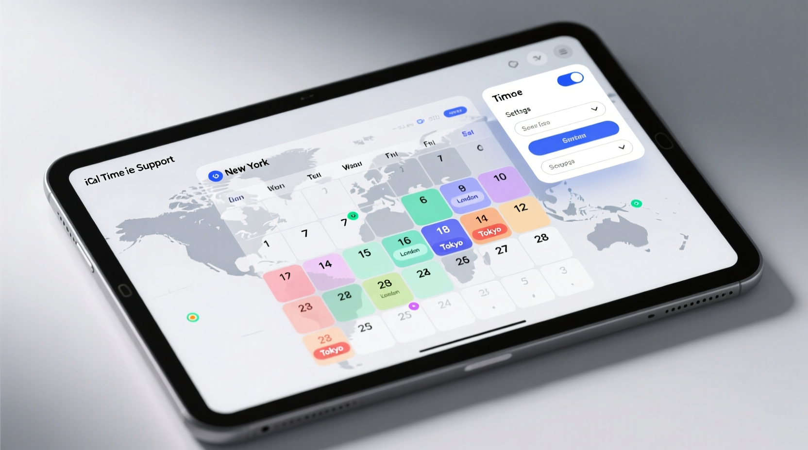 ical time zone support