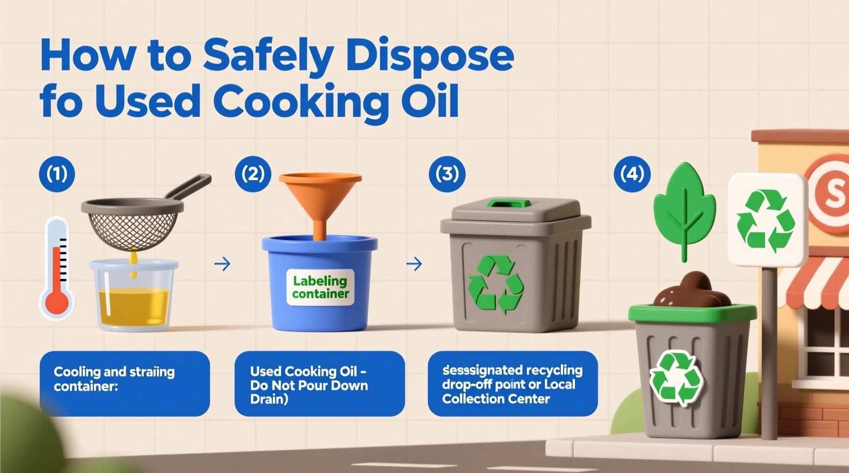 how to get rid of used cooking oil
