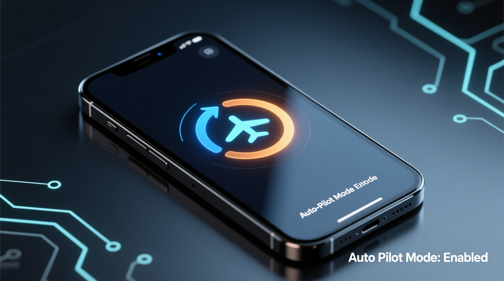 auto pilot mode puts your phone in airplane mode when y