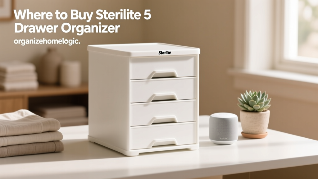 Where to Buy Sterilite 5 Drawer Organizer (2024 Guide)