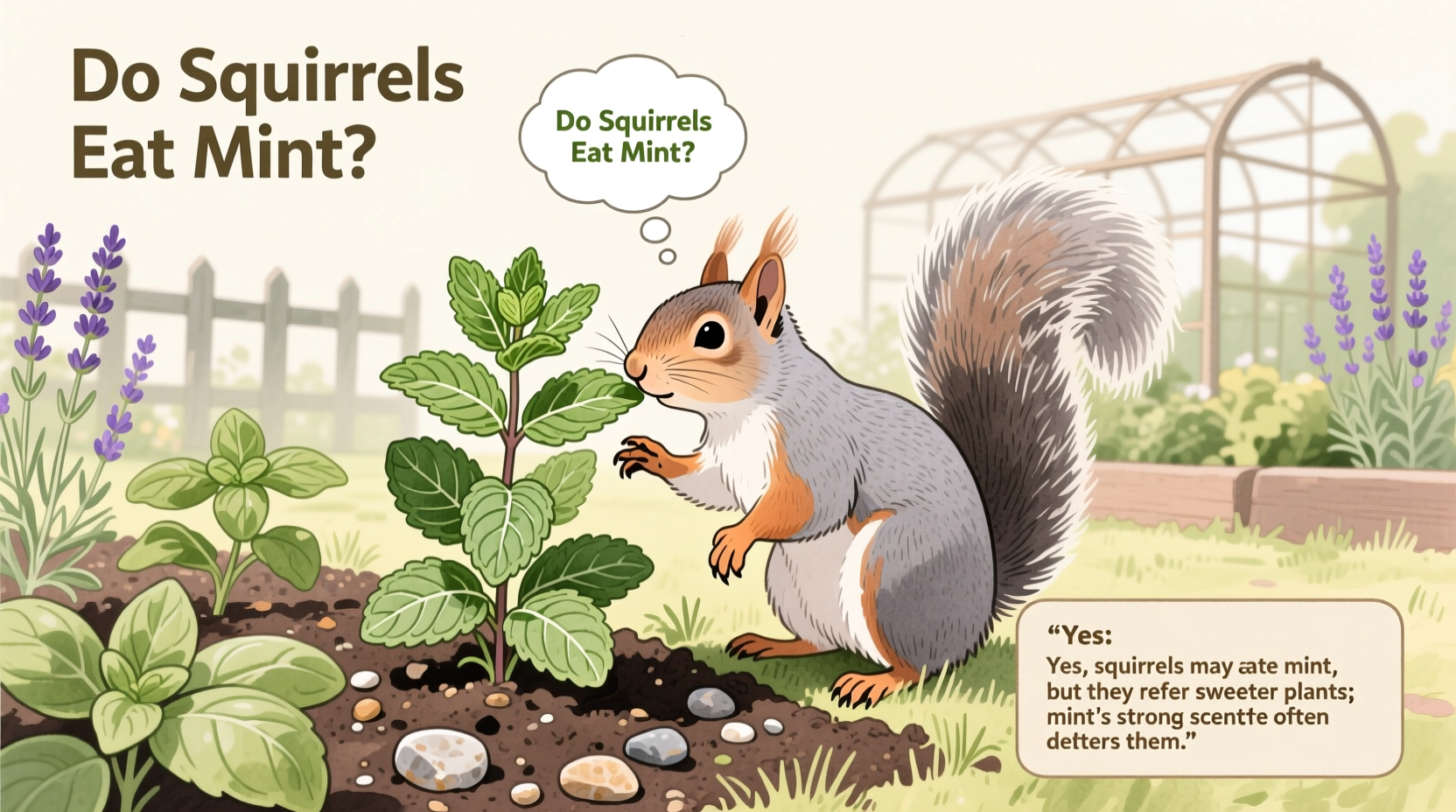Do Squirrels Eat Mint? 5 Garden Tips | TheHomeSprouts
