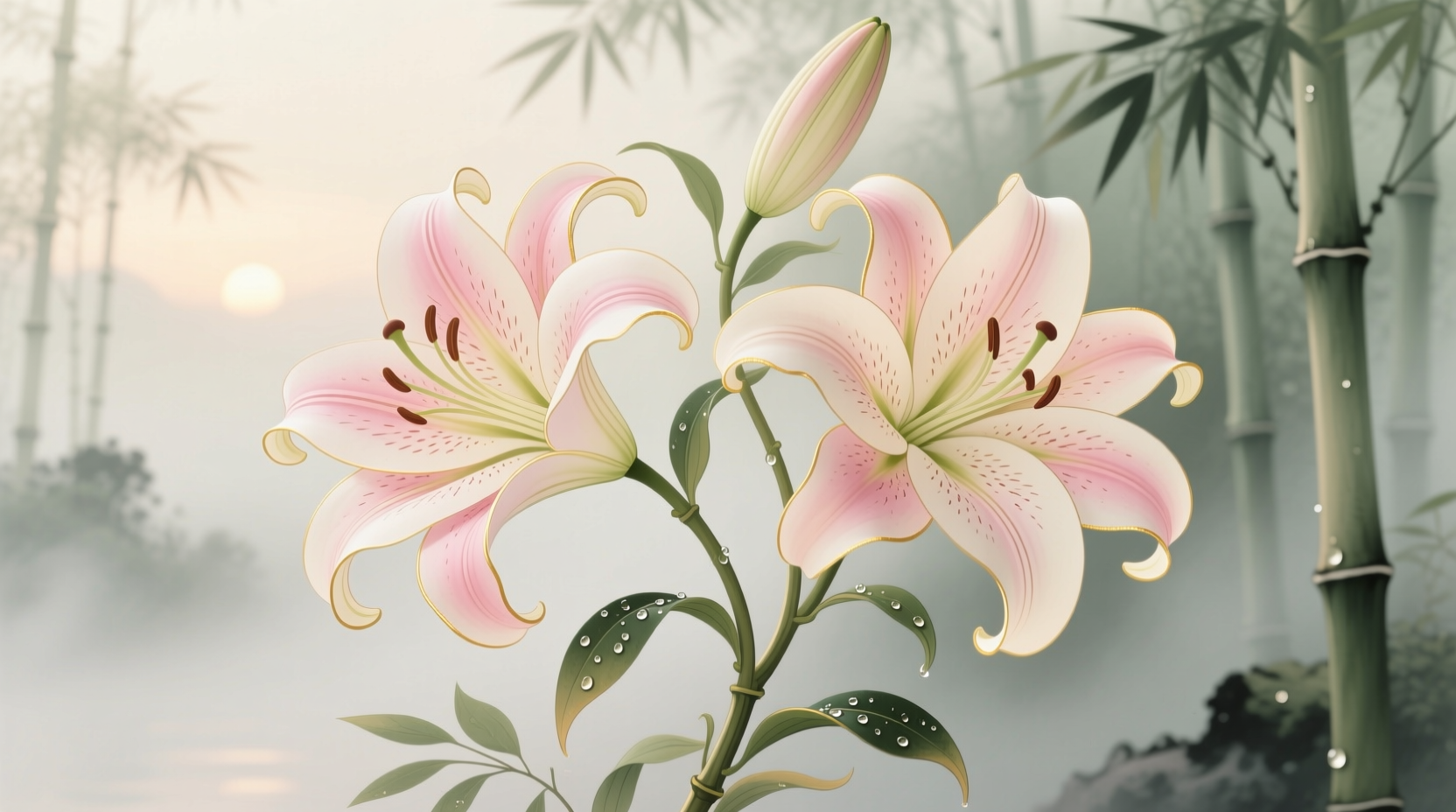 double asiatic lily