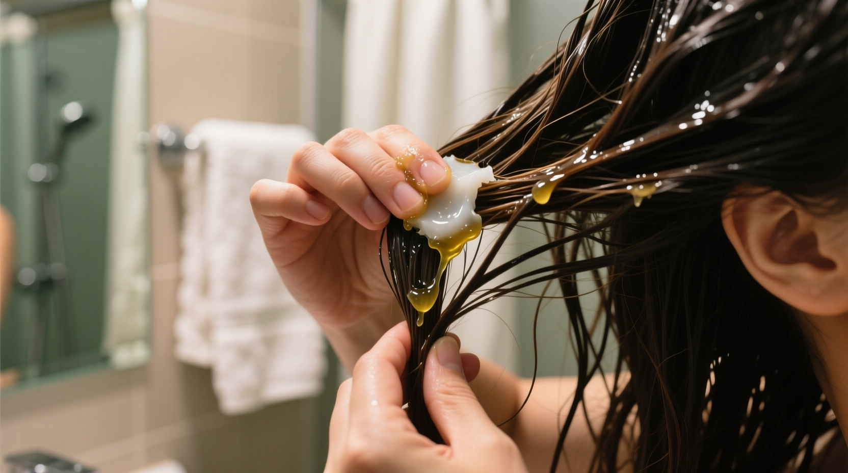 remove gum from hair with coconut oil