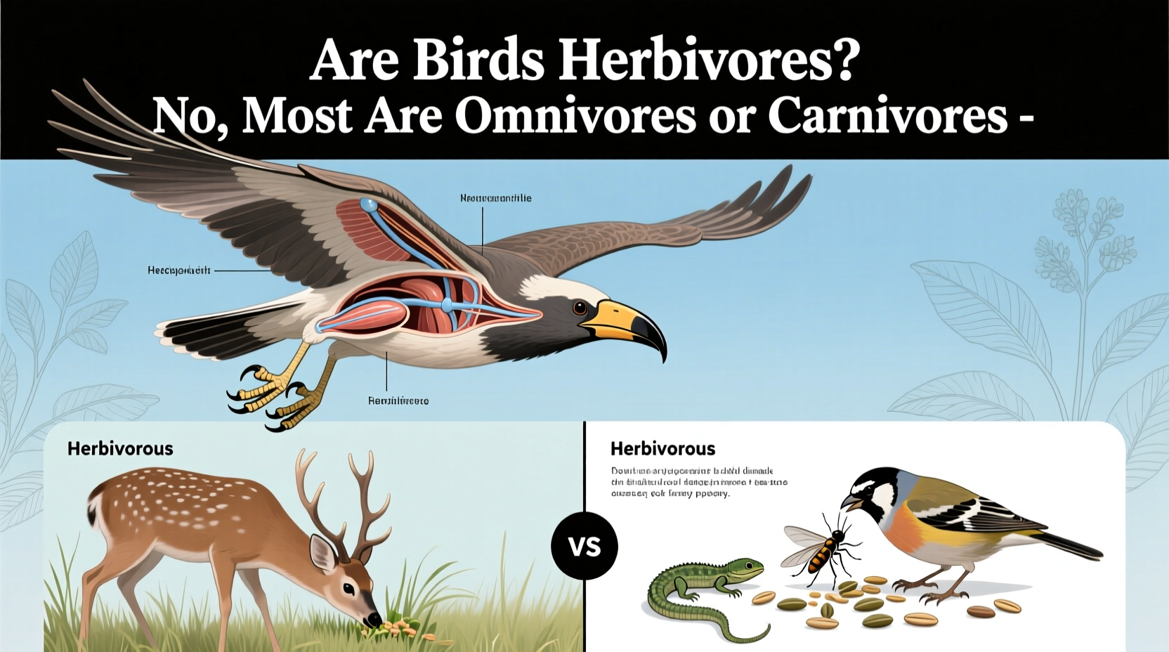 are birds herbivores