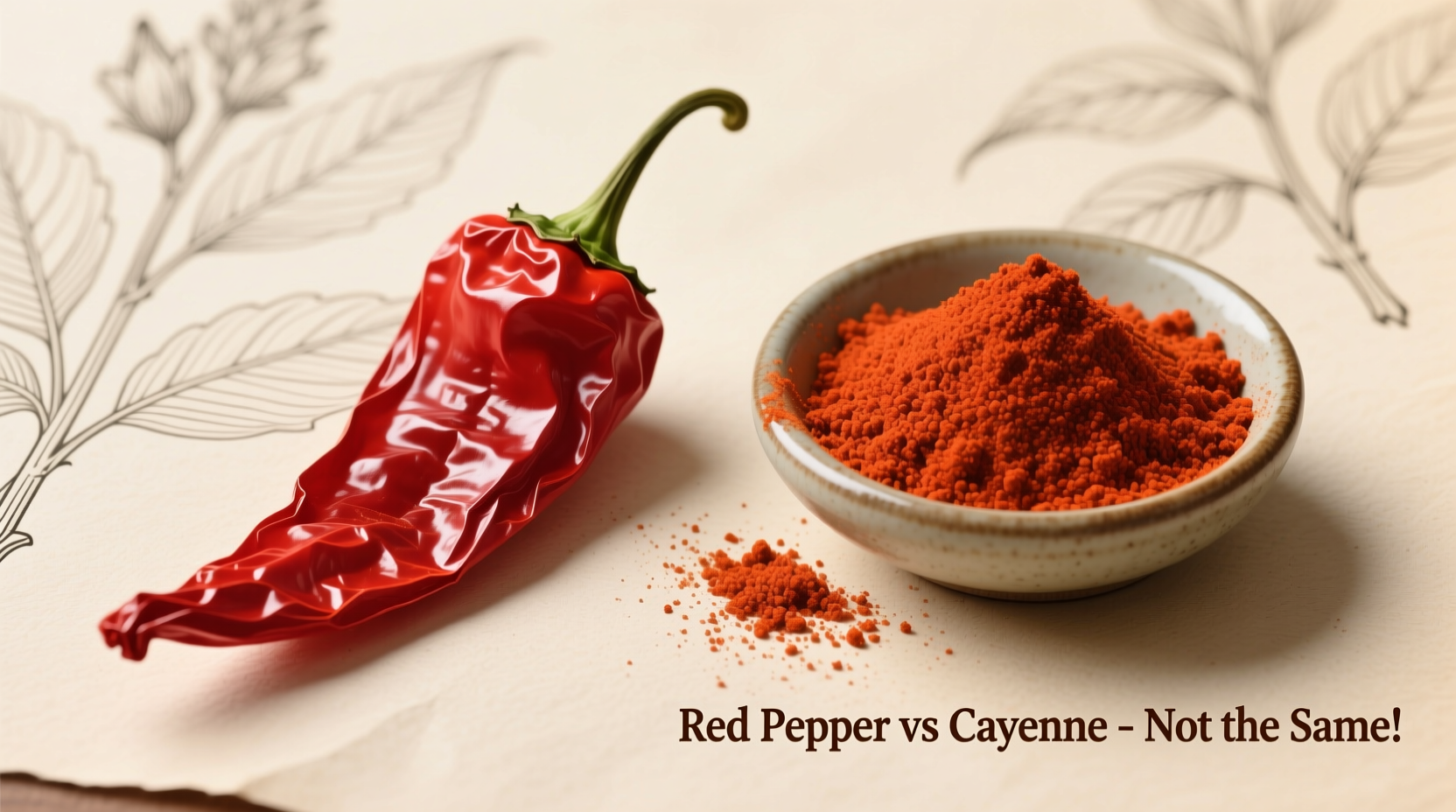 red pepper vs cayenne  not the same spice  here s why
