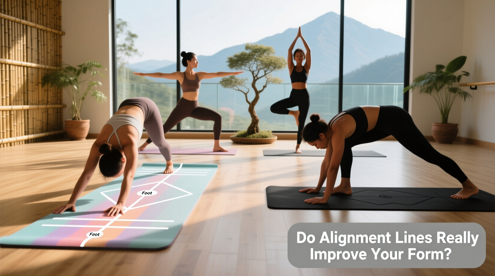 Yoga Mats With Alignment Lines Vs Plain Mats Do They Really Improve ...