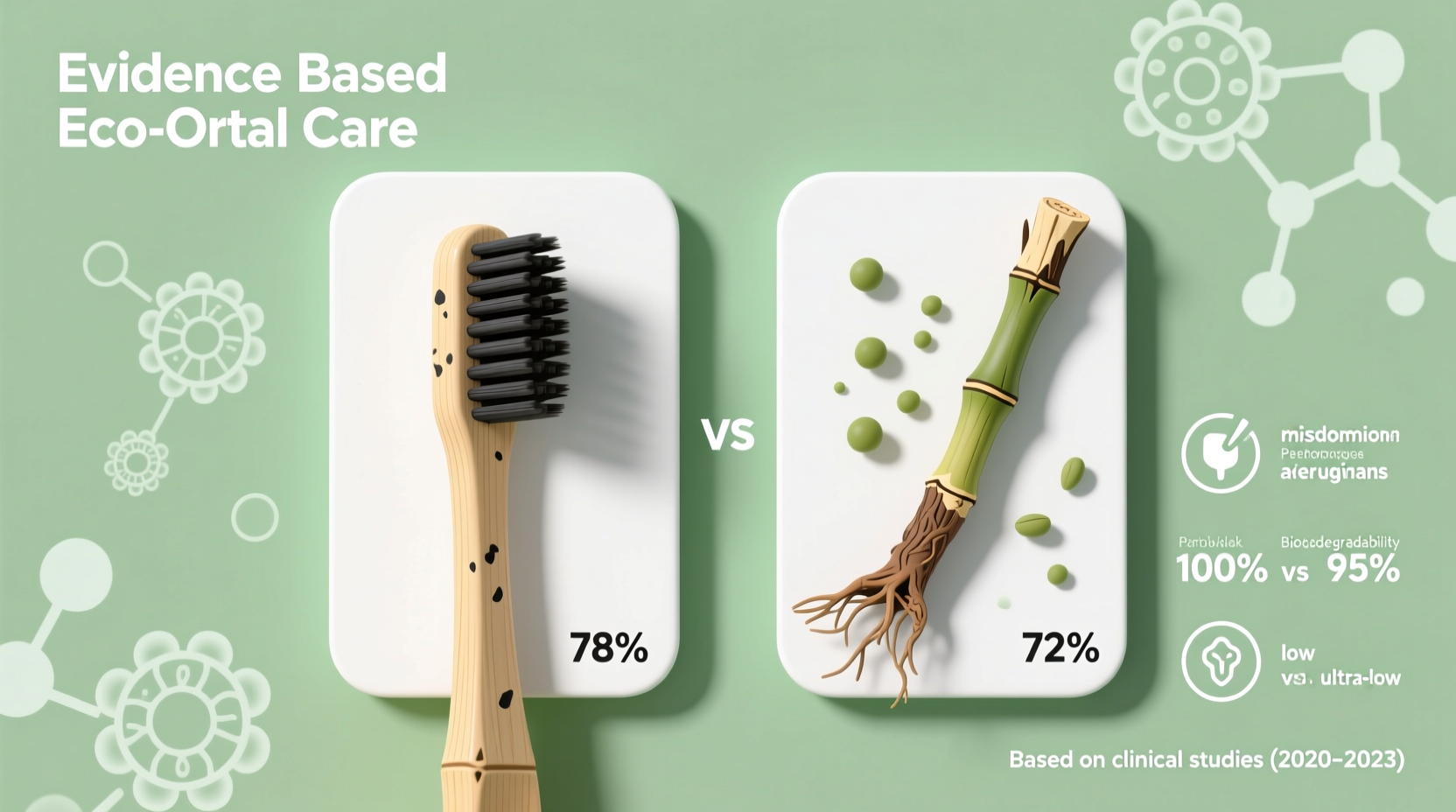 miswak vs bamboo toothbrush plaque biofilm evidence head