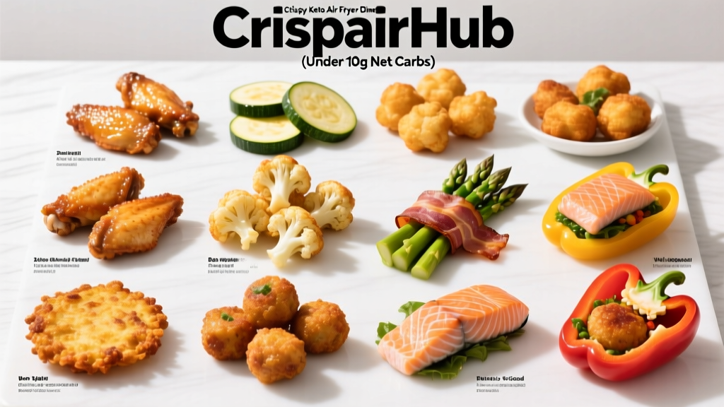 12 Crispy Keto Air Fryer Dinners (Under 10g Net Carbs)