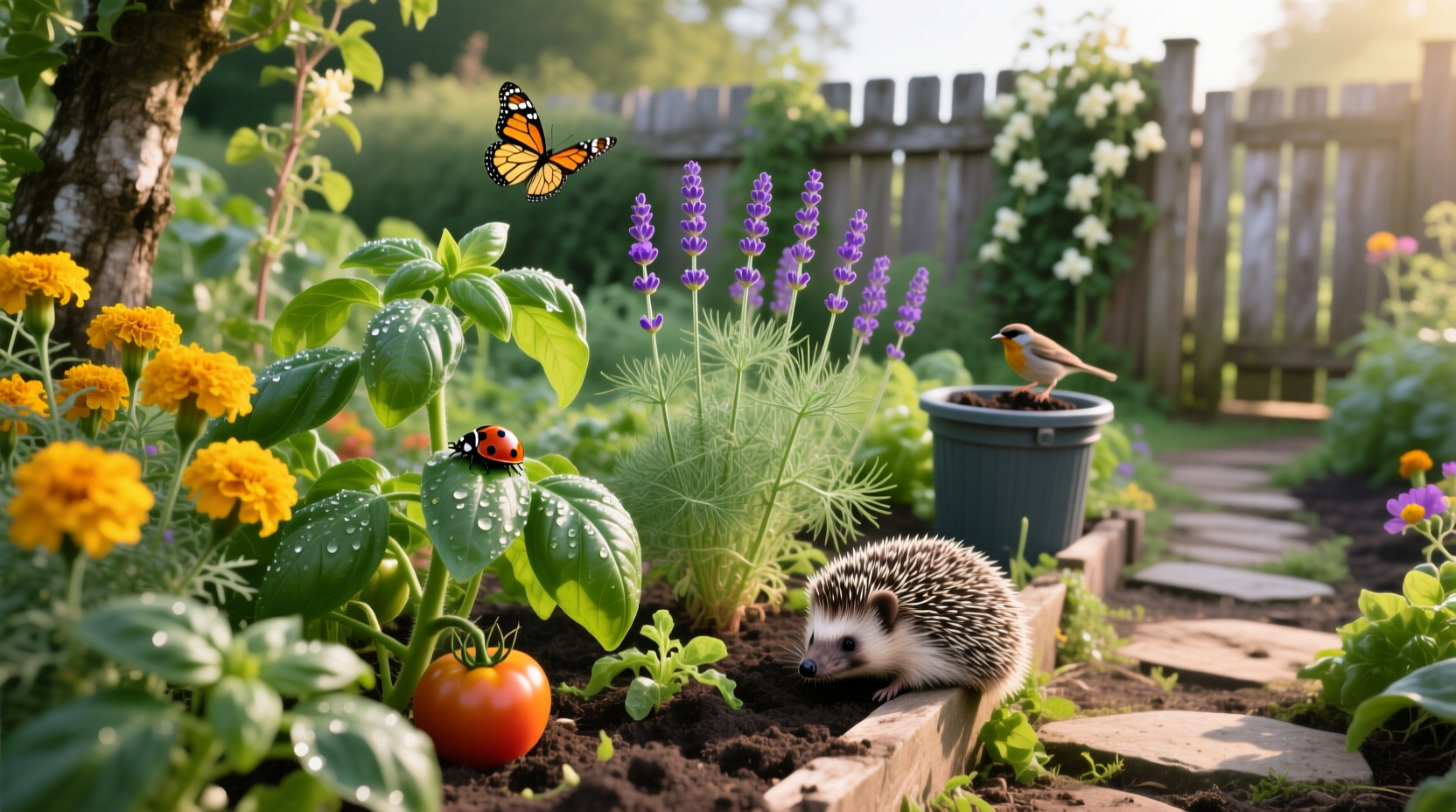natural ways keep pests away from garden