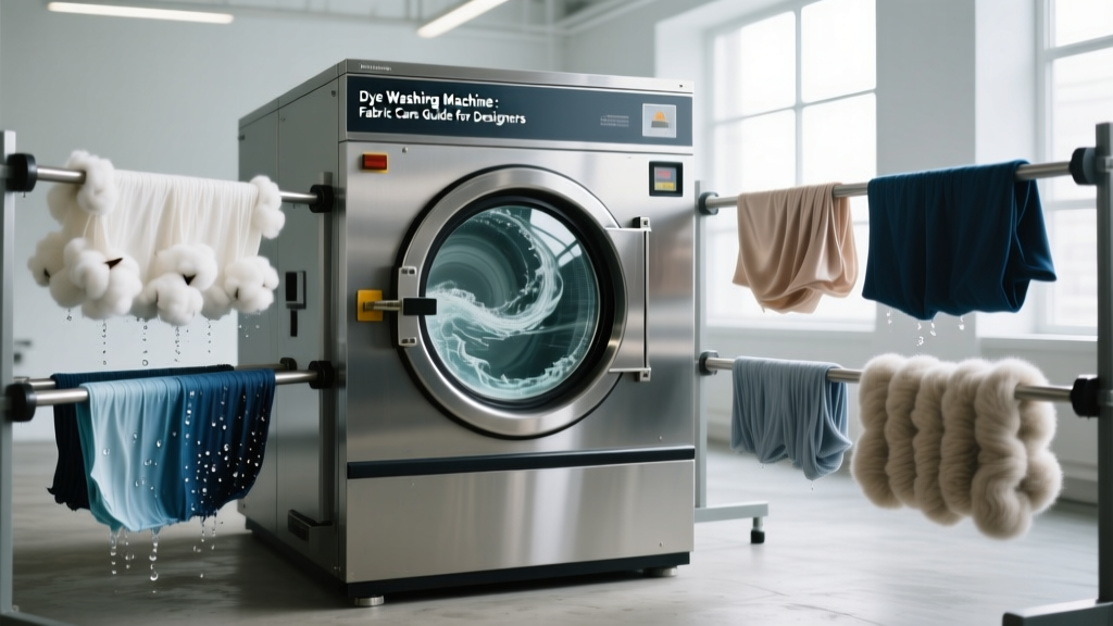 Dye Washing Machine: Fabric Care Guide for Designers