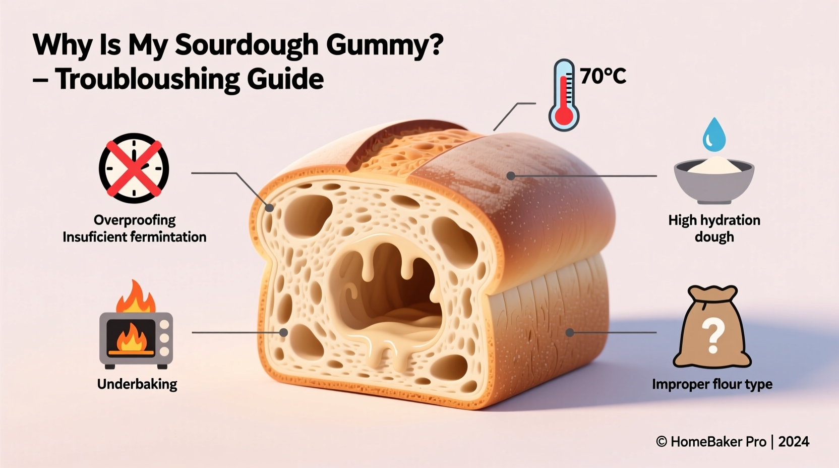 why is my sourdough bread gummy troubleshooting guide for home bakers