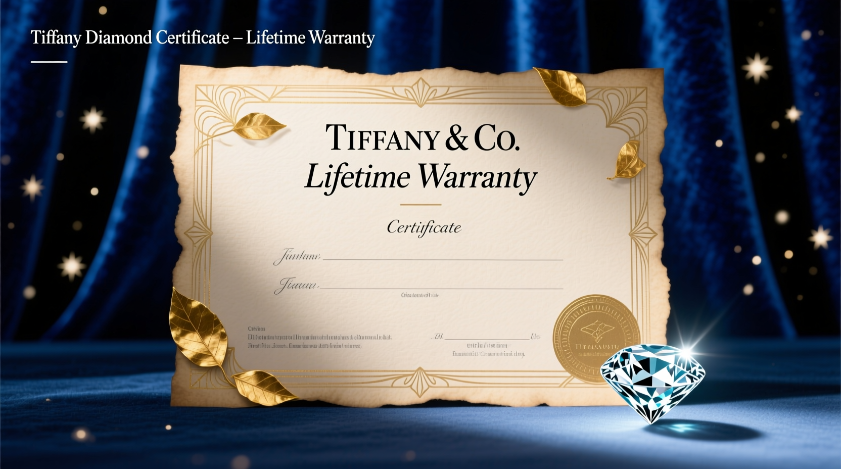 what is the tiffany diamond certificate lifetime warranty