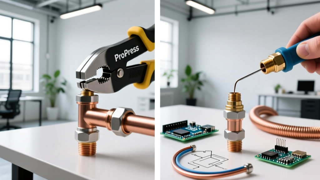Connect Copper Pipe Without Soldering: ProPress vs Push-Fit Guide