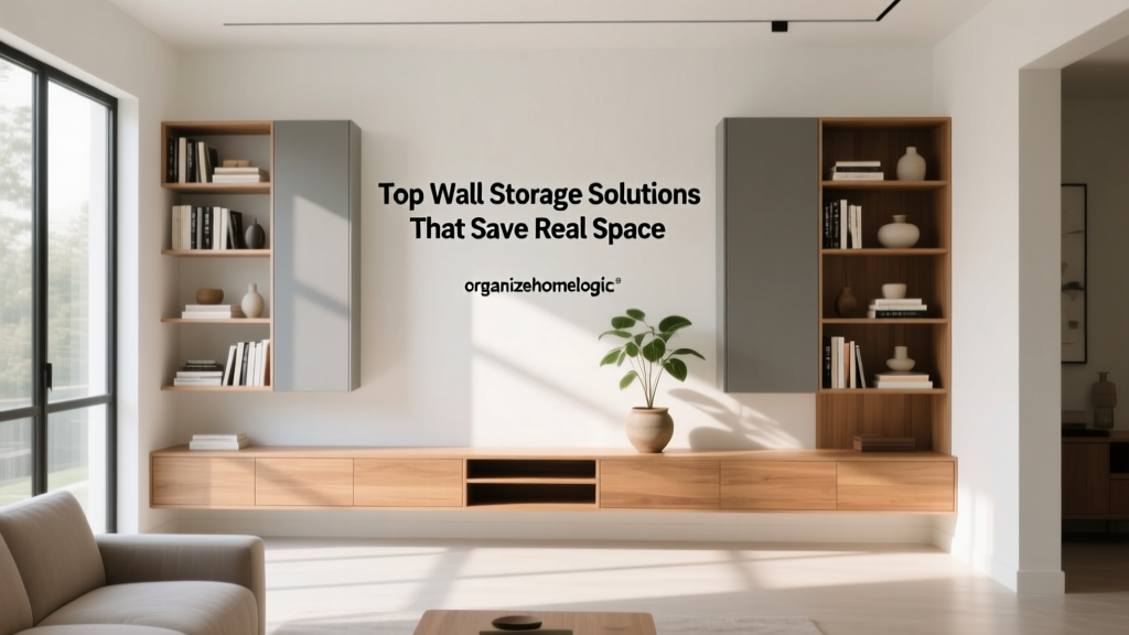 Top Wall Storage Solutions That Save Real Space