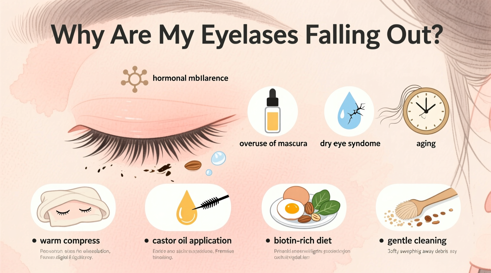 why are my eyelashes falling out more than usual causes and gentle fixes