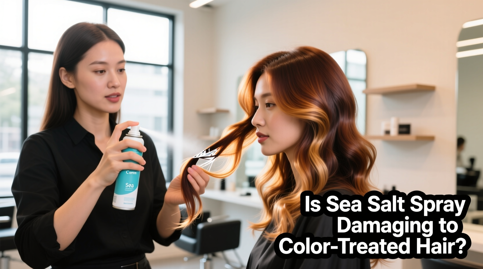 is sea salt spray damaging to color treated hair stylist insights
