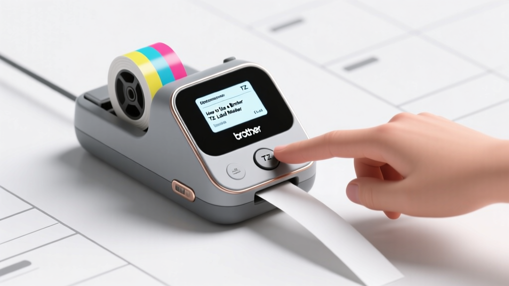 How to Use a Brother TZe Label Maker (Simple Guide)