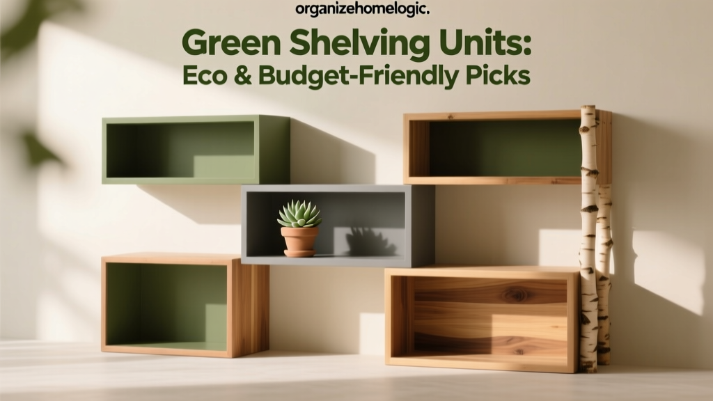 Green Shelving Units: Eco & Budget-Friendly Picks