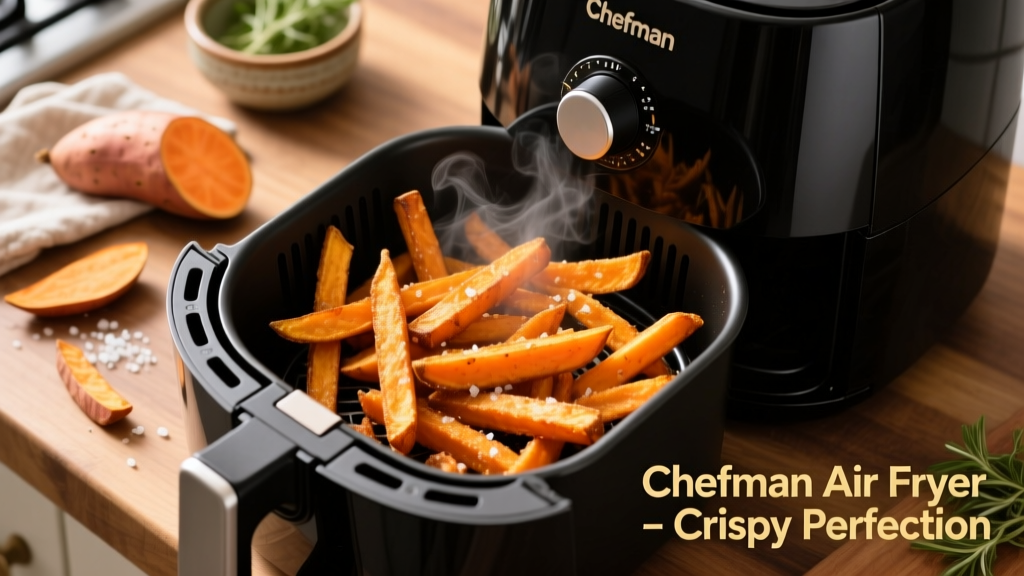 Perfect Sweet Potato Fries in a Chefman Air Fryer