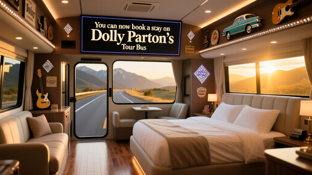 You Can Now Book a Stay on Dolly Parton’s Tour Bus: Inside the World’s Most Iconic Rolling Accommodation