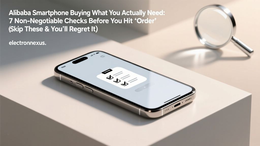 Alibaba Smartphone Buying What You Actually Need: 7 Non-Negotiable Checks Before You Hit 'Order' (Skip These & You’ll Regret It)
